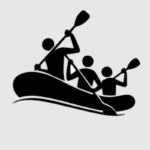 white water rafting clipart